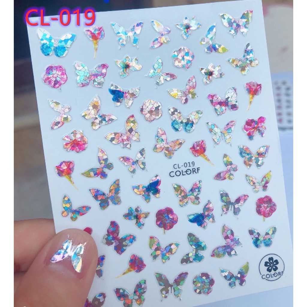 Miếng dán móng tay 3D nail sticker - Ann933233