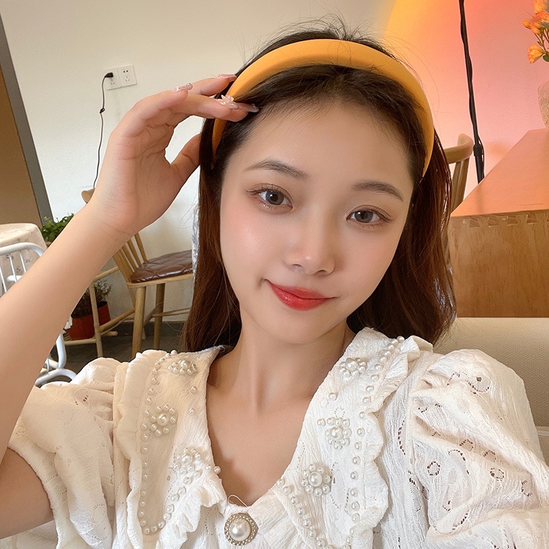 Cài tóc xốp đơn giản thời trang nhiều màu tùy chọn cho nữ