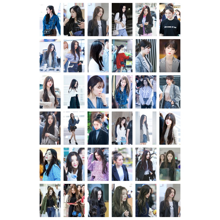 Lomo card 108 ảnh thành viên Red Velvet - Irene Airport Fashion (có lẻ 3 set) | BigBuy360 - bigbuy360.vn