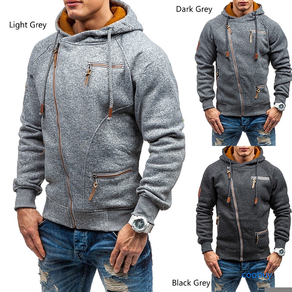Áo hoodie thiết kế khóa kéo thời trang thể thao cho nam | BigBuy360 - bigbuy360.vn