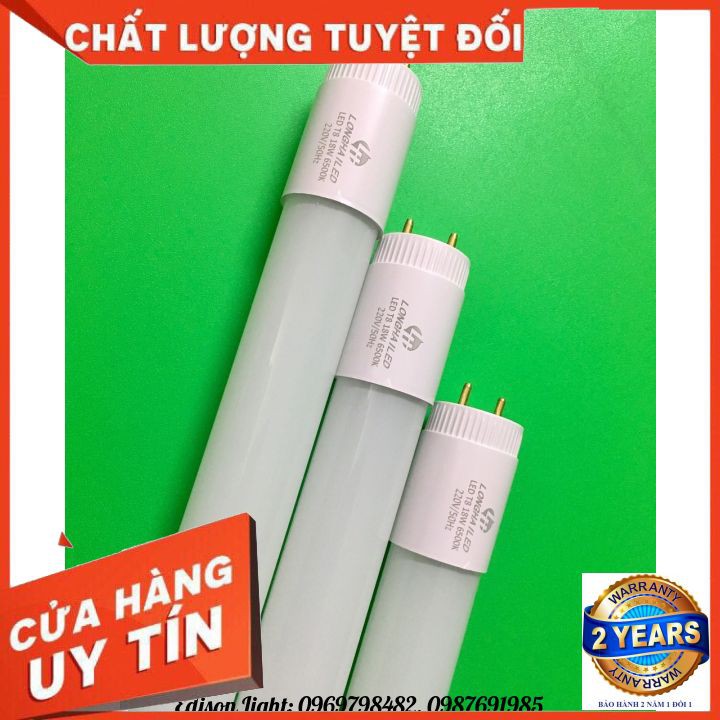 Đèn Tuýp Led T8 Thủy Tinh LHLed Tiết Kiệm Điện Năng 1m2 18w