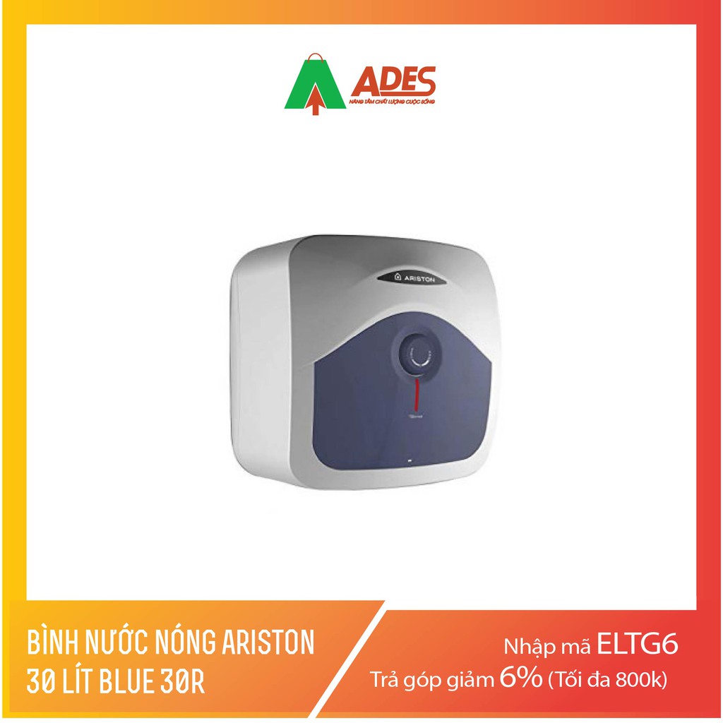 [Mã 154ELSALE2 giảm 7% đơn 300K] Bình nóng lạnh Ariston BLU 30R 2.5FE | Chính Hãng, Giá Rẻ