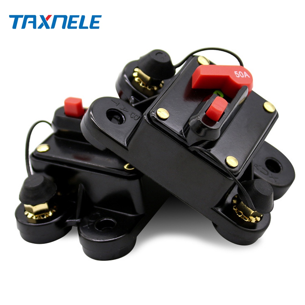 Cầu Chì Khuếch Đại Âm Thanh Chống Nước 50A 60A 80A 100A 125A 150A 200A 12V 24V Cho Tàu Thuyền Sự Bảo Vệ