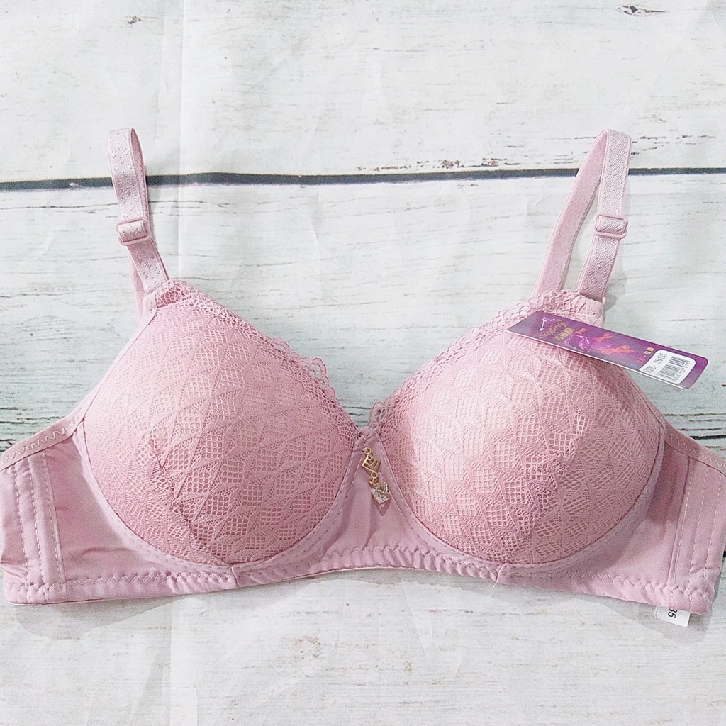 Áo lót viền ren đệm mỏng không gọng thông hơi co dãn nội y mềm mại thoáng mát KIMCHIBIKINI AL037