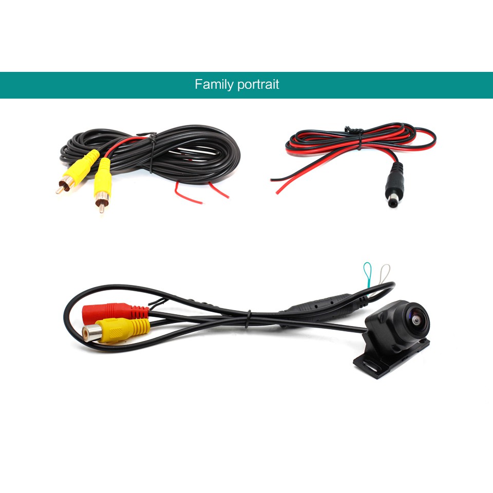Camera quan sát phía sau ô tô Ccd Night Vision HD Camera phía sau góc rộng Camera phía trước tự động lùi 12V Hỗ trợ đỗ xe đa năng