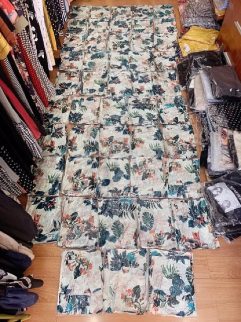 Váy lanh hai dây thái