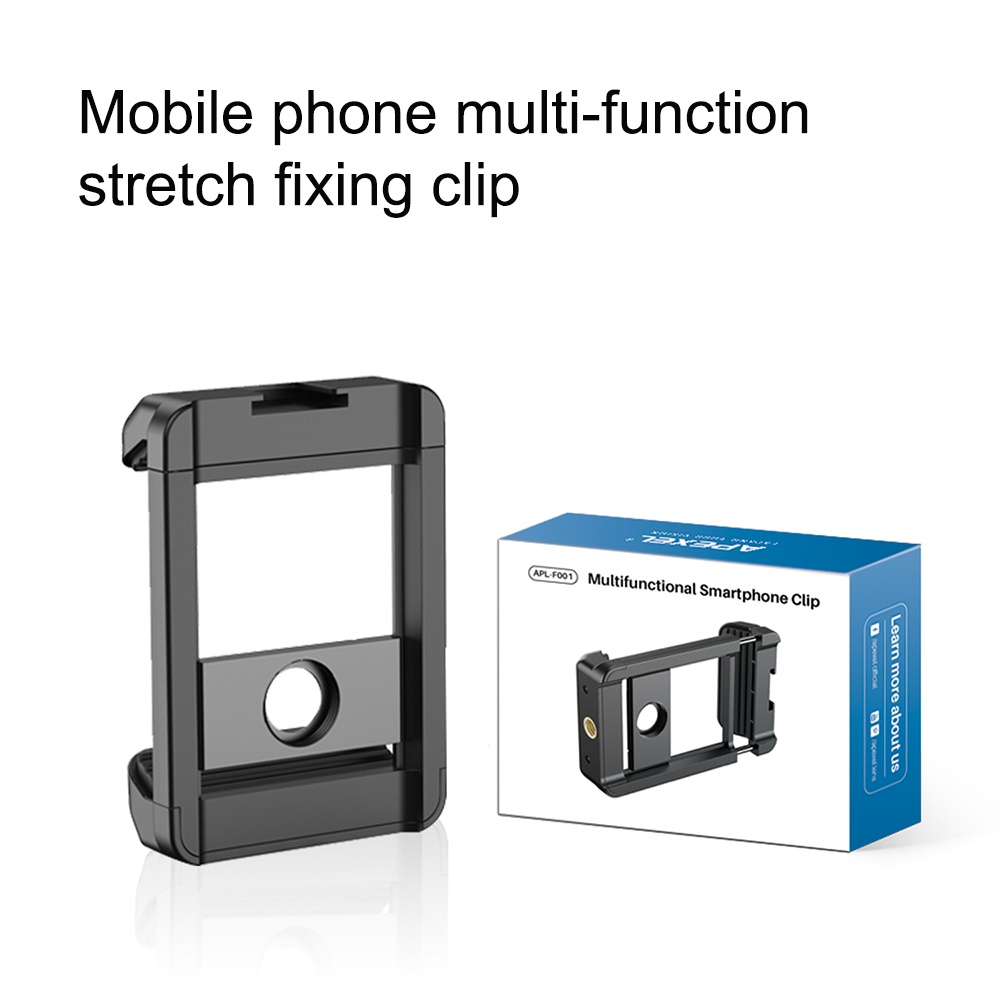 Giá Đỡ Điện Thoại APEXEL Với Kẹp Cold Shoe Cho Ống Kính Telephoto / Vlog