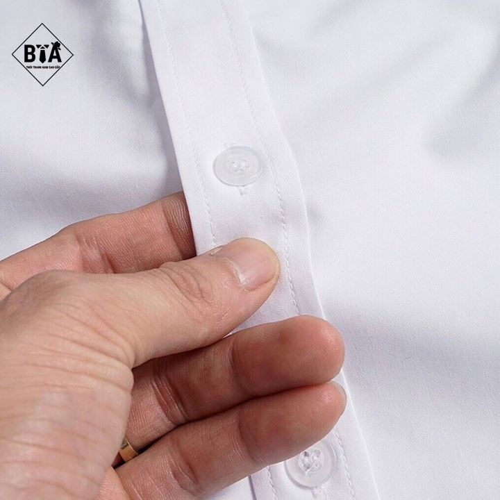 Sơ Mi Nam Trắng Cao Cấp Hàng Vnxk không bai không nhăn không xù | BigBuy360 - bigbuy360.vn