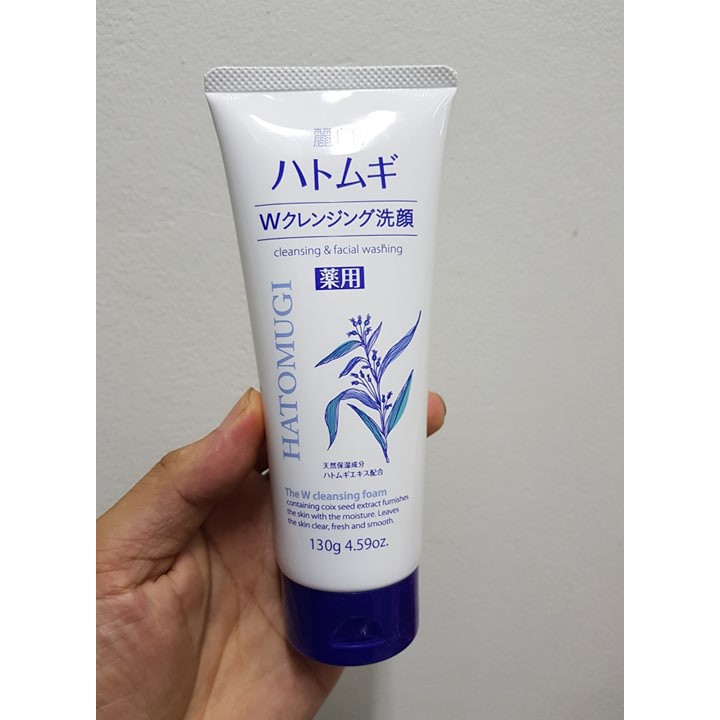 Sửa Rửa Mặt Ý Dĩ Hatomugi Naturie Nhật Bản 130g