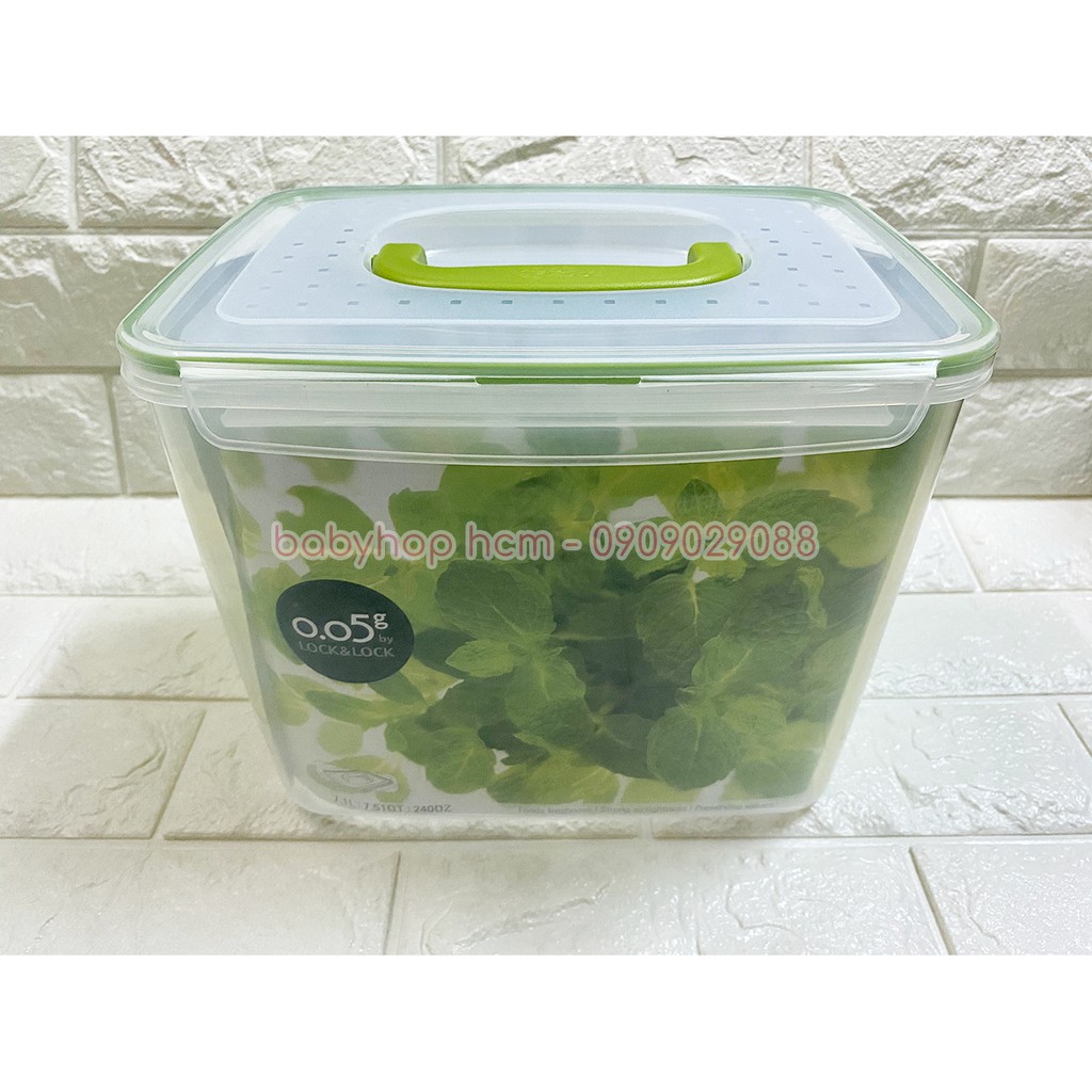Hộp Bảo Quản Thực Phẩm Lock&Lock ZZF151N (7.1L) ZZF160N (5.5L) ZZF150N (4.6L) Hộp Hình Chữ Nhật Có Tay Cầm | BigBuy360 - bigbuy360.vn