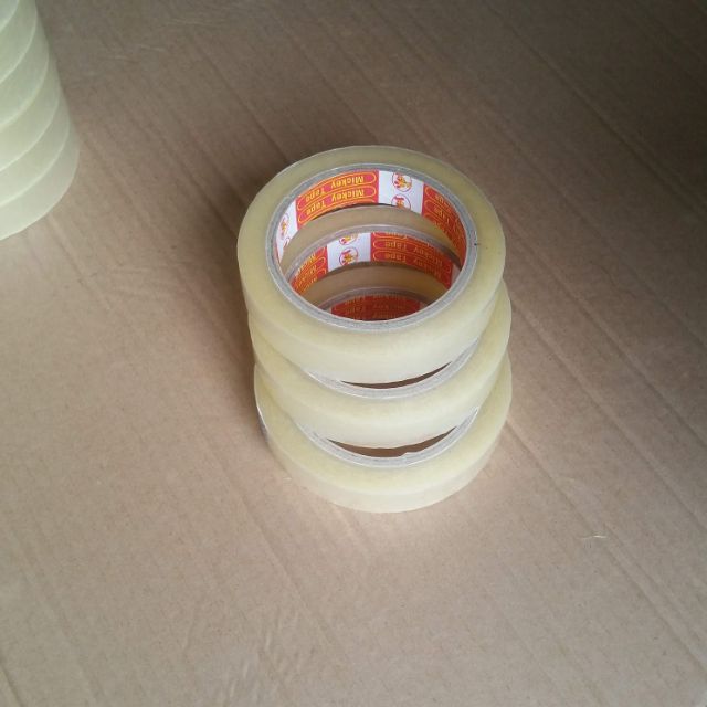 combo 30 cuộn băng dính 1cm dài 100y
