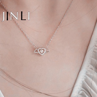 Dây Chuyền Mặt Trái Tim Đính Đá Zircon