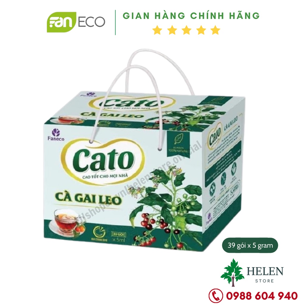 Cao Cà gai leo CATO ♥️ FANECO - FanNutrifood ♥️ Cao nguyên chất uống liền - Helen Store