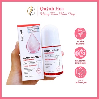 Lăn Khử Mùi Angel's Liquid Plus Niacinamide Fresh Deodorant 60ml Làm Mờ Thâm Nách, Dưỡng Da Trắng Mịn