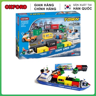 Lego city cảng vận tải oxford st33323 - đồ chơi xếp hình khối lego cho bé từ 8 tuổi, gồm 900 chi tiết, nhập khẩu 100%
