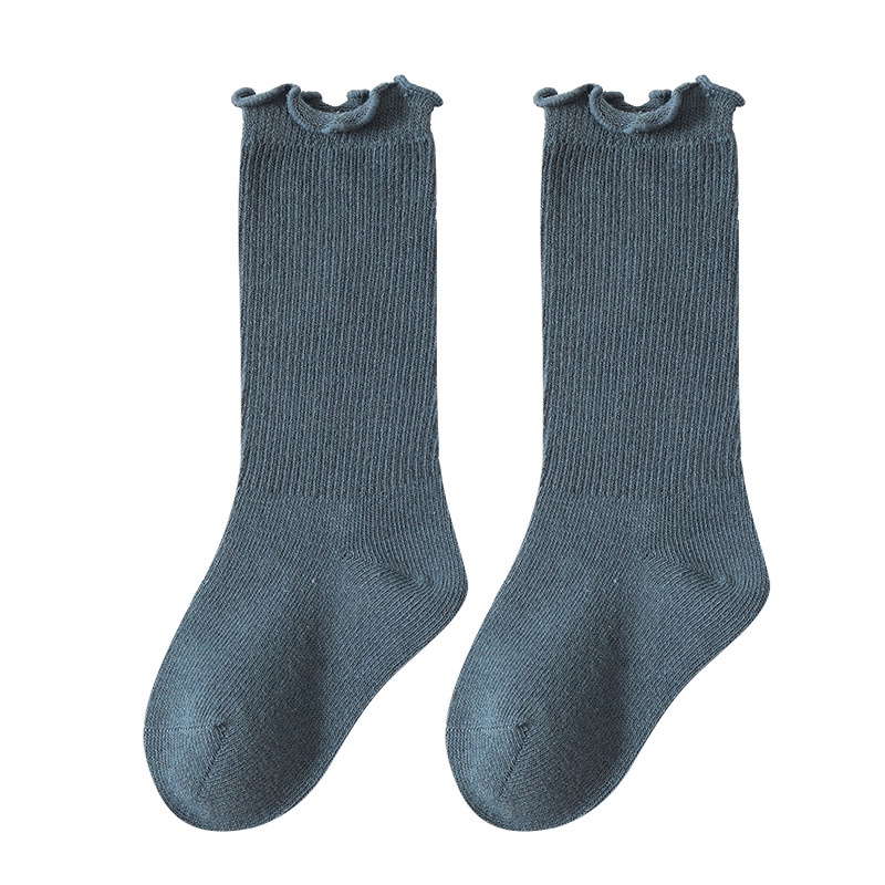 Tất Dài Cao Cổ Bèo Nhún Cho Bé Từ 0 - 3 Tuổi Chất Cotton Mềm Mịn Phong Cách Thời Trang (Tất gấu Uk Socks)