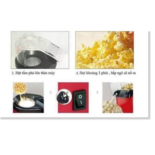 Máy nổ bỏng ngô tiện dụng cho gia đình