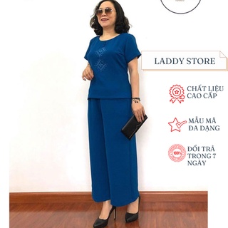 Đồ Bộ Trung Niên Cao Cấp Chất Liệu Đũi Loại 1 Không Nhăn Không Xù Khi Giặt - Laddy store