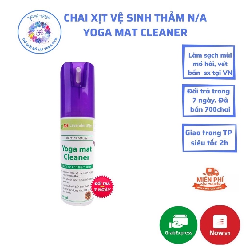 Chai xịt vệ sinh thảm yoga, chai xịt vệ sinh thảm tập