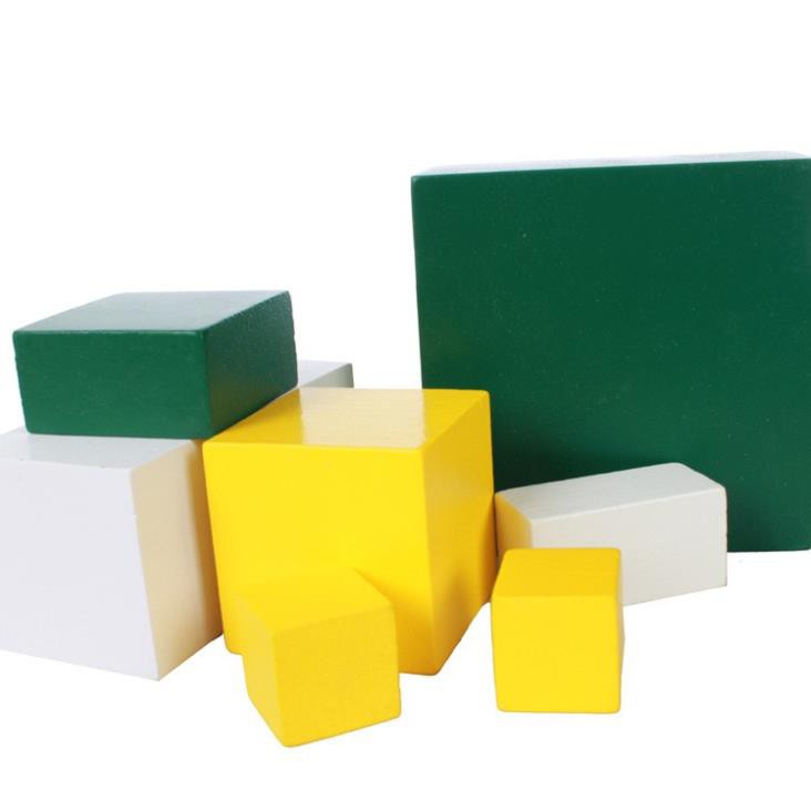 Nhất thức - Giáo cụ Montessori - Nhân 2 khối lập phương