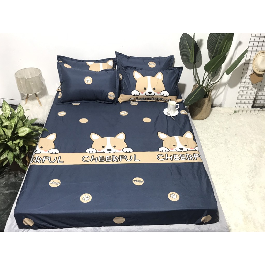 Ga Chống Thấm Cotton Hàn Quốc Chó Cheerful CTT23