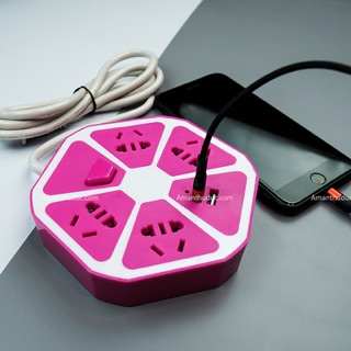 Ổ CẮM ĐIỆN TRÁI CAM 2 CỔNG USB (giá tốt)