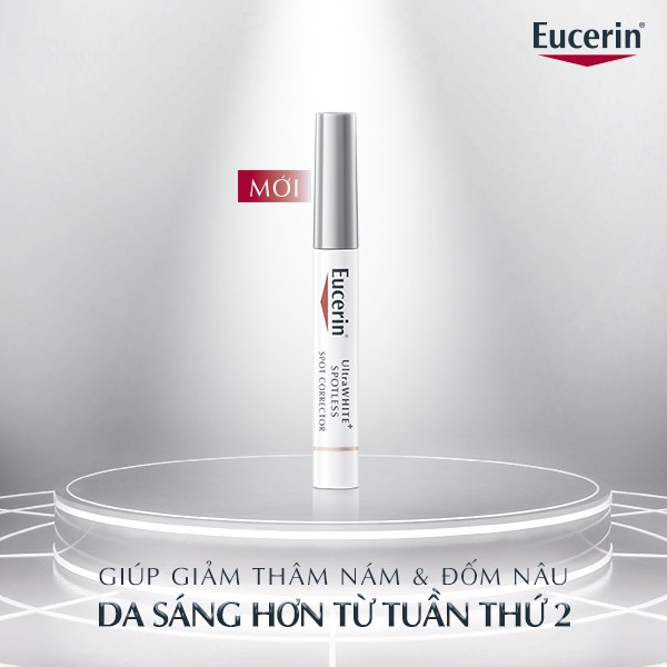 Combo Eucerin Kem Dưỡng Và Tinh Chất Giảm Thâm Nám Ultrawhite+ Spotless Day 50ml &amp; Spot Corrector 5ml