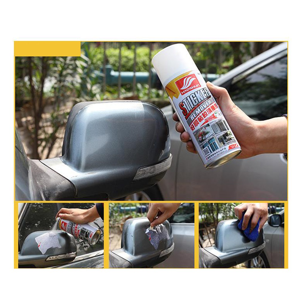 Chai xịt tẩy sạch mọi loại keo decal băng dính tem dán Haoshun Sticker Remove H1003 | BigBuy360 - bigbuy360.vn