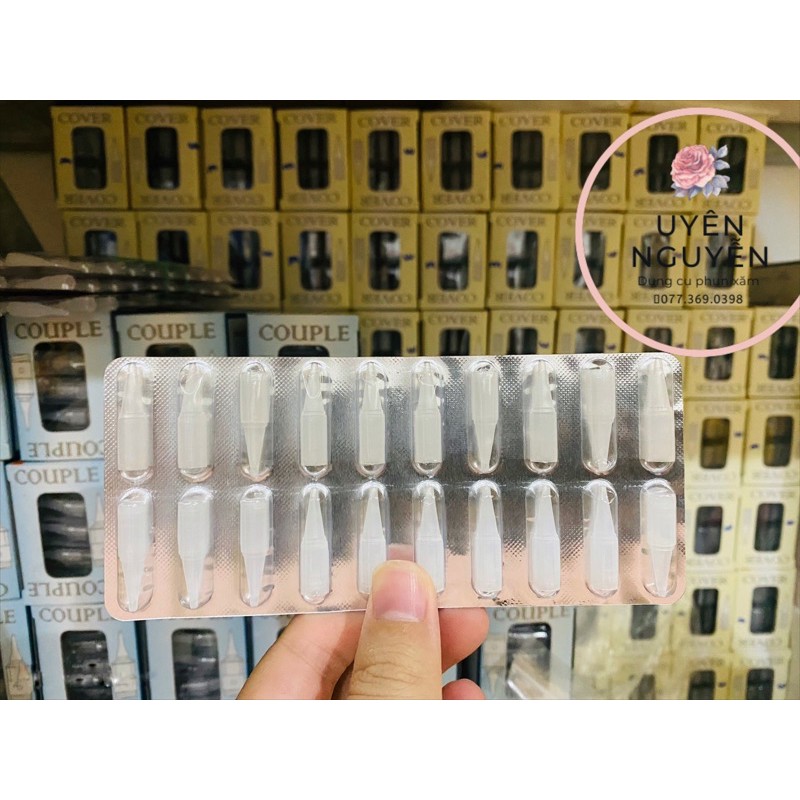 (100 )_ngòi thân thánh /ngòi máy nhựa sài gòn 5vỉ-100 chiếc _dụng cụ phun xăm DCPX Uyen Nguyen