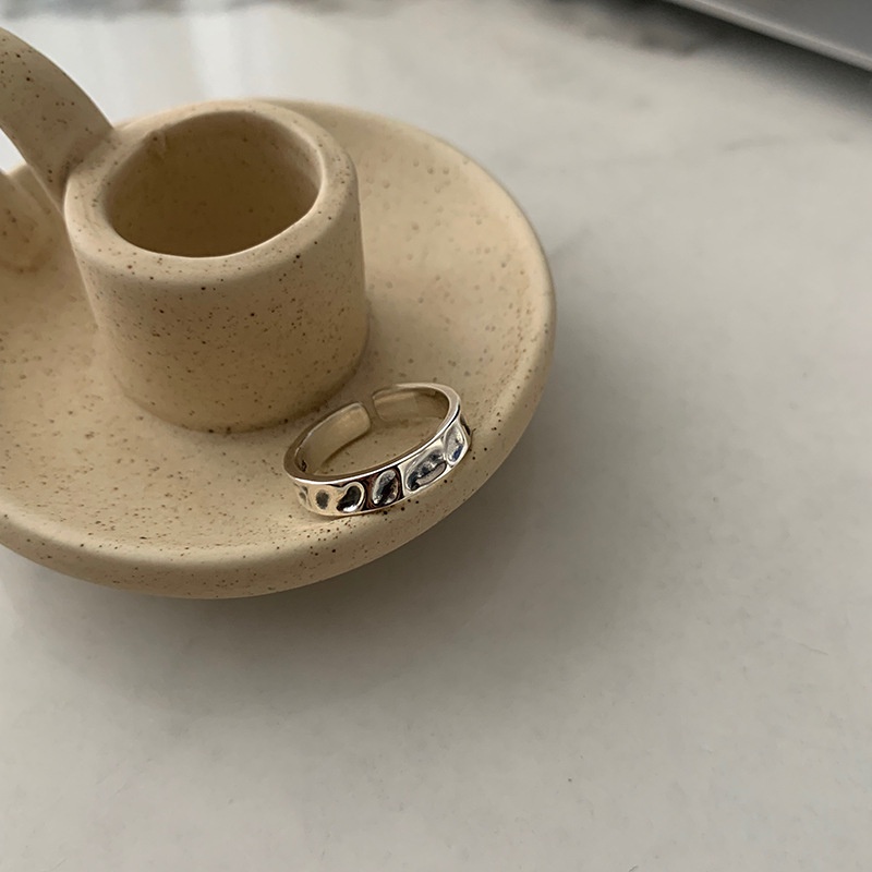 (0743) Nhẫn Đeo Tay Nham Thạch Tối Giản Hàn Quốc