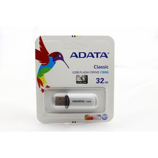 USB 32GB ADATA C906 (Trắng) - Hàng chính hãng