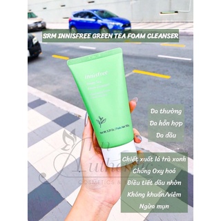 SRM trà xanh Innisfree 150ML