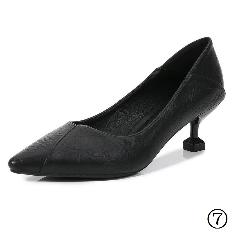 Giày Cao Gót Da Mềm Thời Trang Công Sở Thanh Lịch Cho Nữ