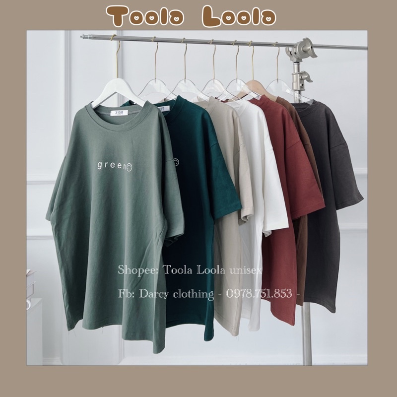 áo thun 3158 chữ GREEN mặt cười
