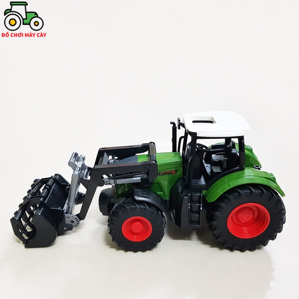 Máy kéo 210 HP_Bánh nhỏ + Ủi đầu - Mô hình, xe máy cày đồ chơi, xe nông trại, MK14BNUD