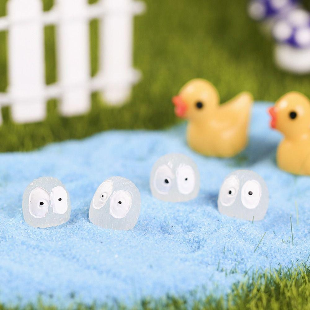 Set 10 mô hình MMULCK nhân vật anime Totoro dạ quang resin mini trang trí nhà cửa sân vườn lễ hội tiệc tùng halloween