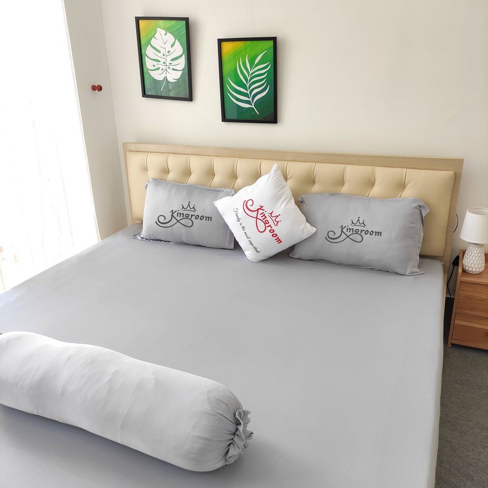Ga giường lẻ màu trơn Kingroom chuyên drap giường đủ kích thước ga nệm 1m2, 1m6, 1m8 chưa gồm vỏ gối | BigBuy360 - bigbuy360.vn
