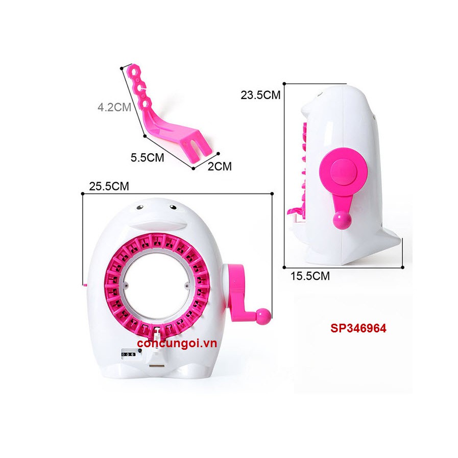 Đồ chơi Máy đan len quay chim cánh cụt , 833D