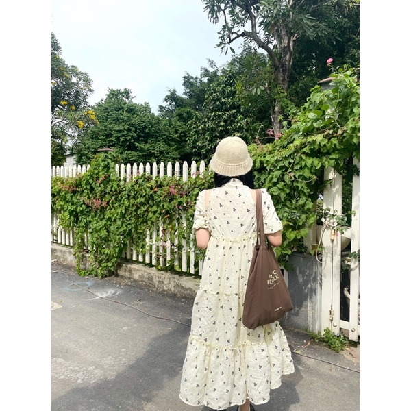 DOTTY DRESS đầm sơ mi khoét vai Ebublio | BigBuy360 - bigbuy360.vn