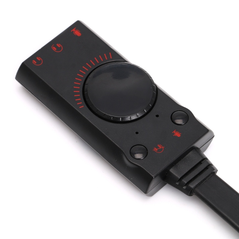 Thẻ Âm Thanh Ngoài USB Giắc Cắm 3.5mm Kèm Mic Dành Cho PC Laptop Windows OS L