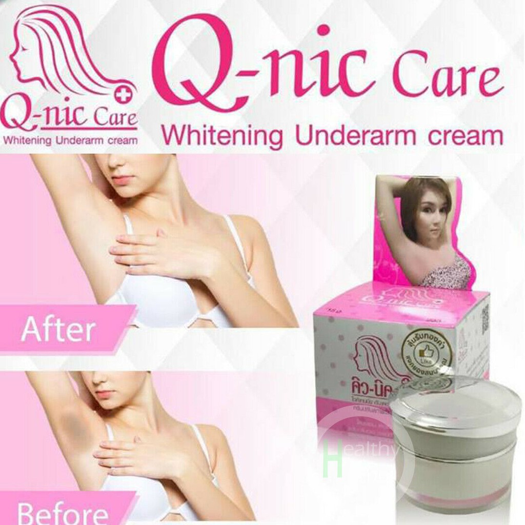 Kem Giảm Thâm Nách , Thâm Mông , Đầu Gối, Khuỷu Tay Q-NIC CARE- 15Gr, Chính Hãng thái lan