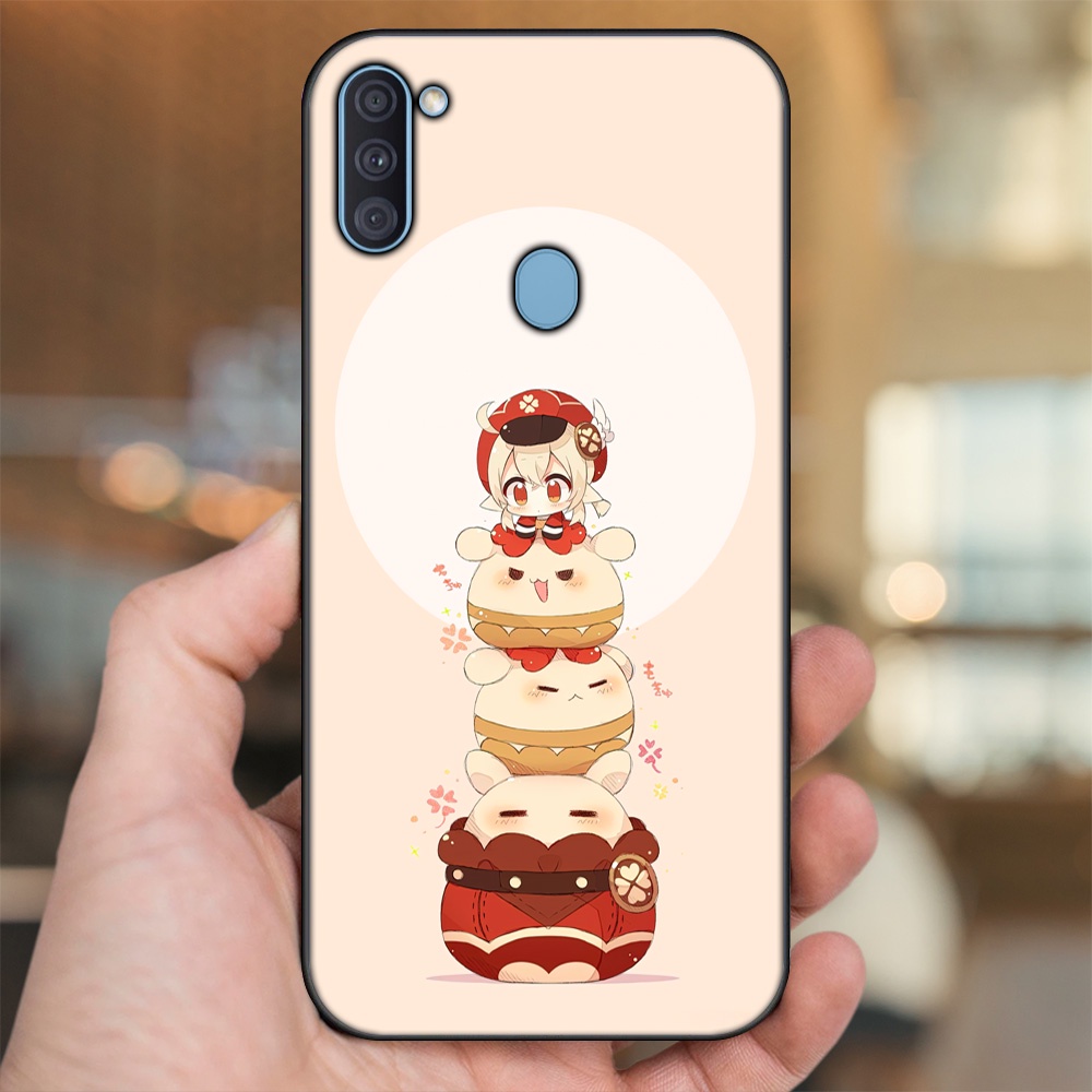 Ốp lưng Samsung A11, M11 viền đen in hình Klee Genshin Impact