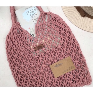 Túi lưới Macrame đi biển
