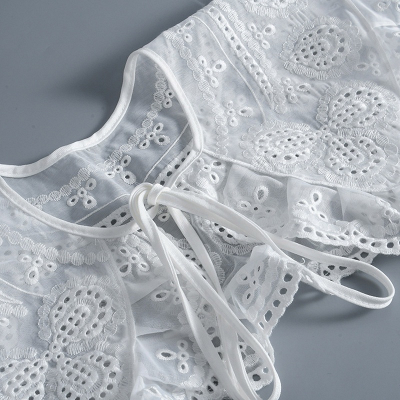 Cổ Áo Giả Thêu Họa Tiết Phong Cách Hán Phục Cổ Điển