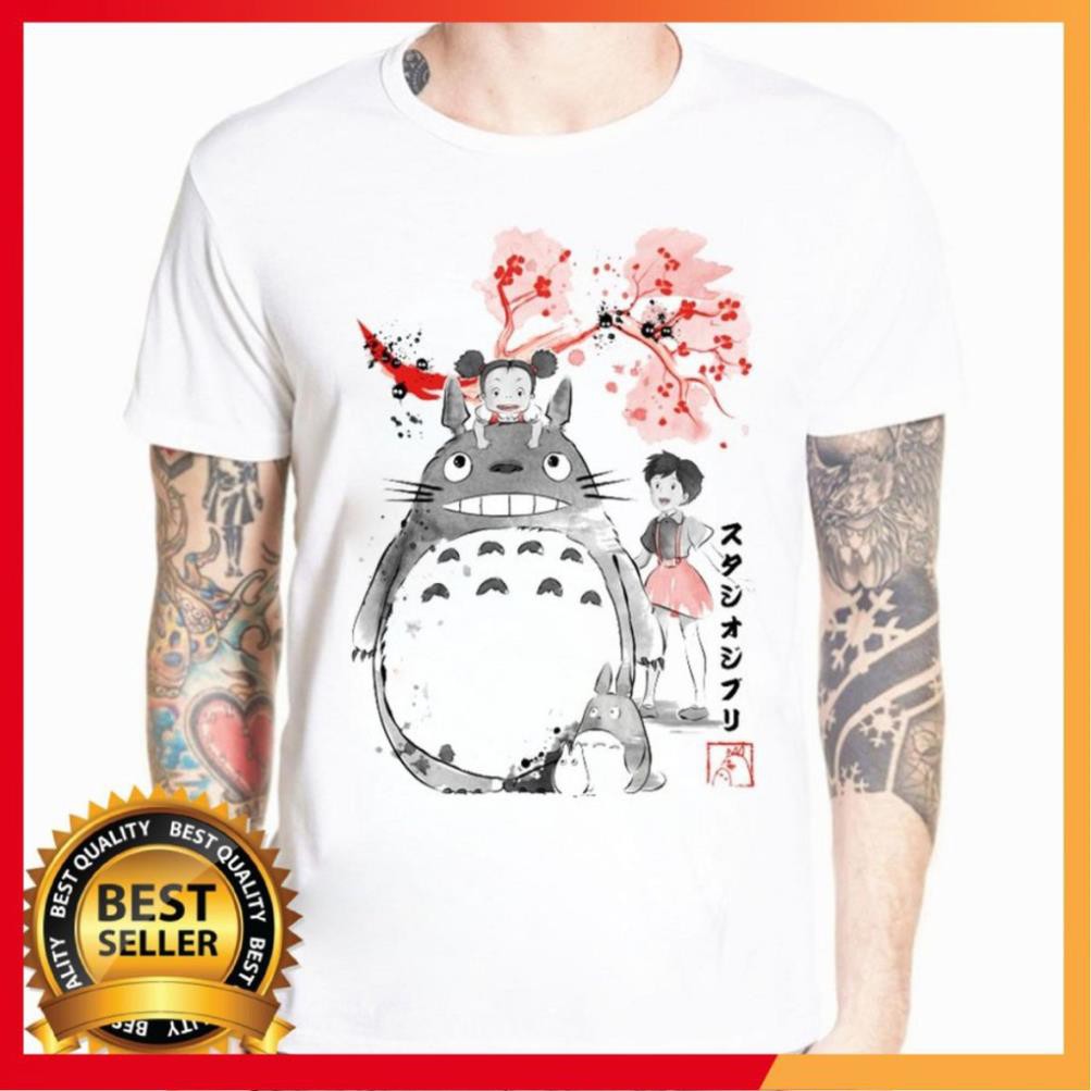 Áo thun Nam AZ - Totoro Ghibli Phim - Form Rộng BIGSIZE F651