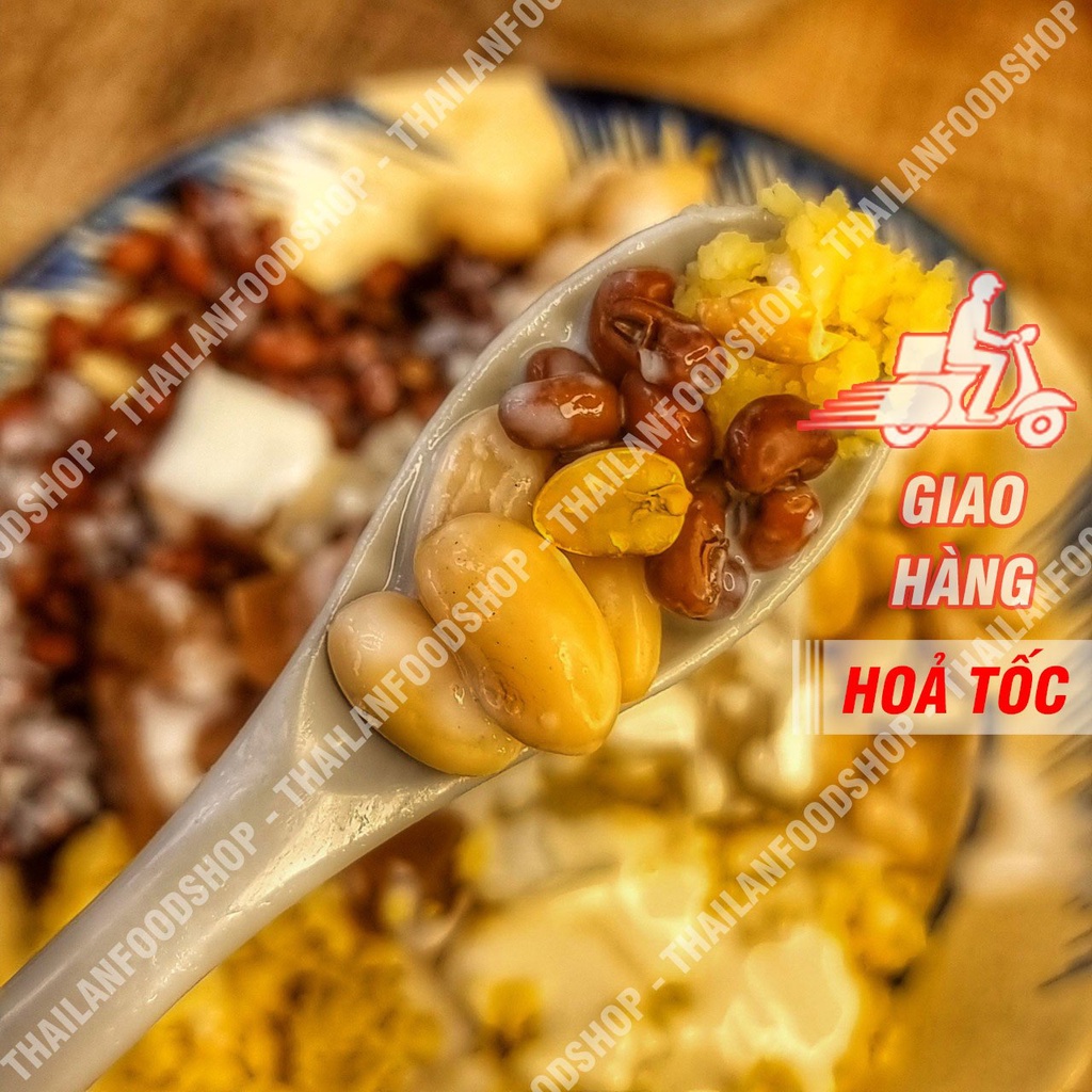 Set Chè Ba Màu Đầy Đủ Nguyên Liệu Nấu 10-12 Chén