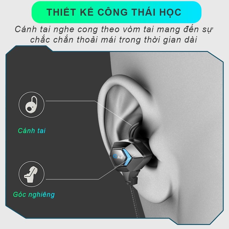 Tai nghe gaming G28  Âm thanh giả lập, tặng 4 bao tay chơi game ff ,cho game thủ Esport Pubg / FF / Liên Quân Mobile