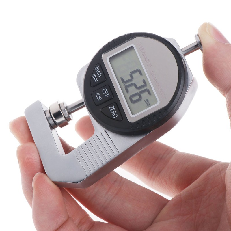 Máy đo độ dày kỹ thuật số 0-12.7mm/0-0.5inch tiện lợi kích thước 7.3cm*4.5cm*0.9cm