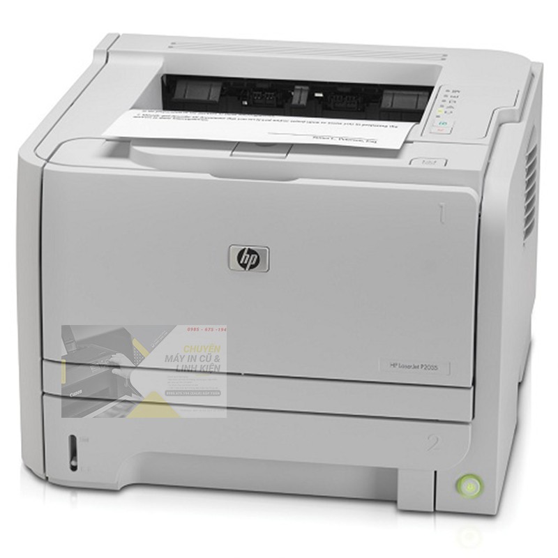Máy in 1 mặt trắng đen đã qua sử dụng (còn mới) Hp 2035 tốc độ in cao 25-30 tờ 1 phút hỗ trợ lắp máy tại HCM
