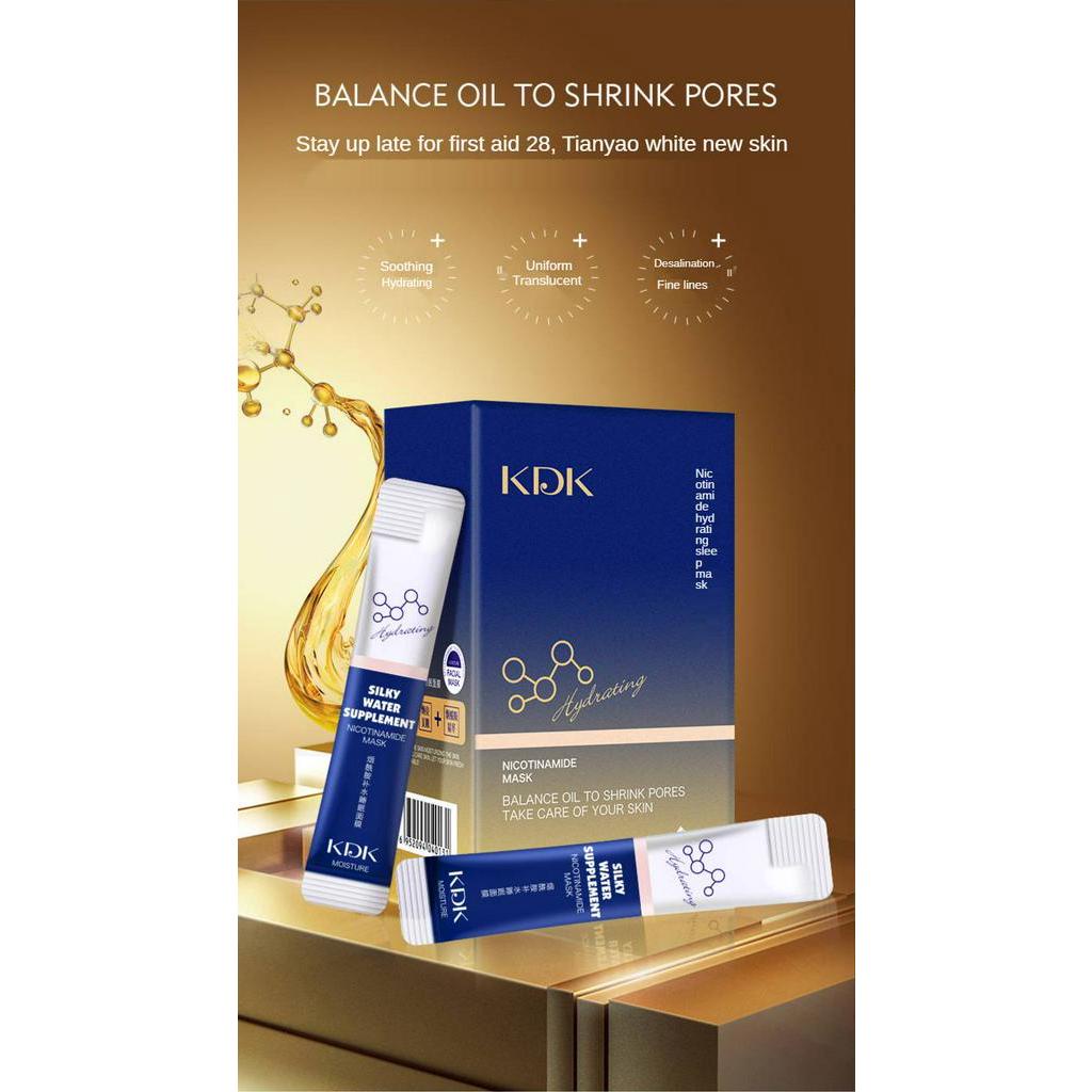 Mặt nạ ngủ KDK niacinamide dưỡng ẩm ;làm mờ nếp nhăn và thu nhỏ lỗ chân lông